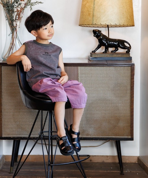 MAKE YOUR DAY（メイクユアデイ）の「チロリアンスリーブレスTシャツ■80～140cm（Tシャツ/カットソー・キッズ・グレー/ブラウン・90/100/110/120/130/140/80）」の4枚目の写真