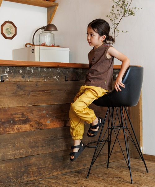 MAKE YOUR DAY（メイクユアデイ）の「チロリアンスリーブレスTシャツ■80～140cm（Tシャツ/カットソー・キッズ・グレー/ブラウン・90/100/110/120/130/140/80）」の8枚目の写真