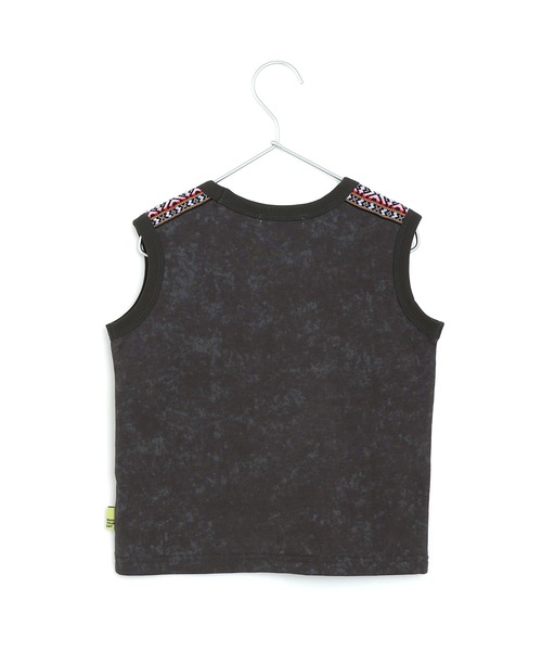 MAKE YOUR DAY（メイクユアデイ）の「チロリアンスリーブレスTシャツ■80～140cm（Tシャツ/カットソー・キッズ・グレー/ブラウン・90/100/110/120/130/140/80）」の12枚目の写真