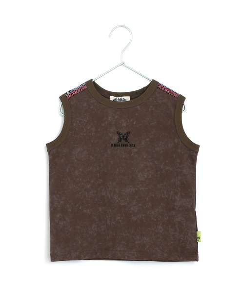 MAKE YOUR DAY（メイクユアデイ）の「チロリアンスリーブレスTシャツ■80～140cm（Tシャツ/カットソー・キッズ・グレー/ブラウン・90/100/110/120/130/140/80）」の13枚目の写真