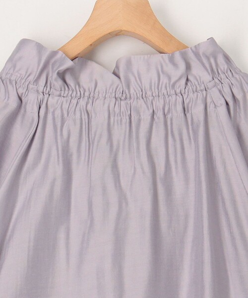 MICO COULIER（ミコクリエ）の「《オケージョン対応》シルキーローンリボンブラウス（シャツ/ブラウス・レディース・ラベンダー/オフホワイト/チャコールグレー・38）」の13枚目の写真