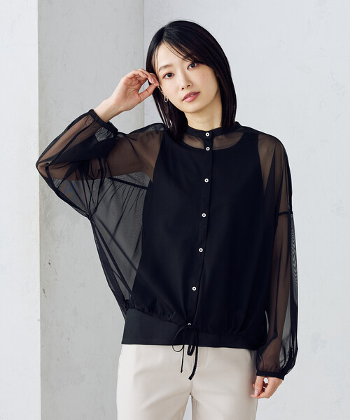 セットアイテム】シアーシャツ＋タンクトップ（Tシャツ/カットソー