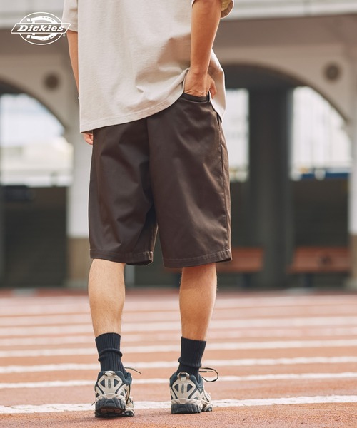 Dickies/ディッキーズ 別注 TCツイル ツータック イージーワイドハーフ