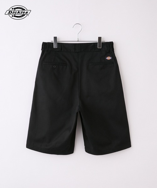 Dickies（ディッキーズ）の「Dickies/ディッキーズ 別注 TCツイル ツータック イージーワイドハーフパンツ【THE CRAFT CREW PRODUCTS】（チノパンツ・メンズ・カーキ/チャコール/ベージュ/ブルー/スミクロ/ブラック/ダークブラウン/インディゴブルー・S/2L/L/M）」の20枚目の写真