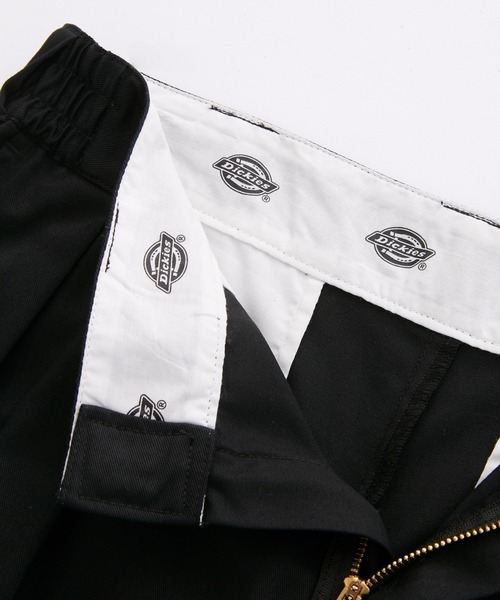 Dickies（ディッキーズ）の「Dickies/ディッキーズ 別注 TCツイル ツータック イージーワイドハーフパンツ【THE CRAFT CREW PRODUCTS】（チノパンツ・メンズ・カーキ/チャコール/ベージュ/ブルー/スミクロ/ブラック/ダークブラウン/インディゴブルー・S/2L/L/M）」の16枚目の写真