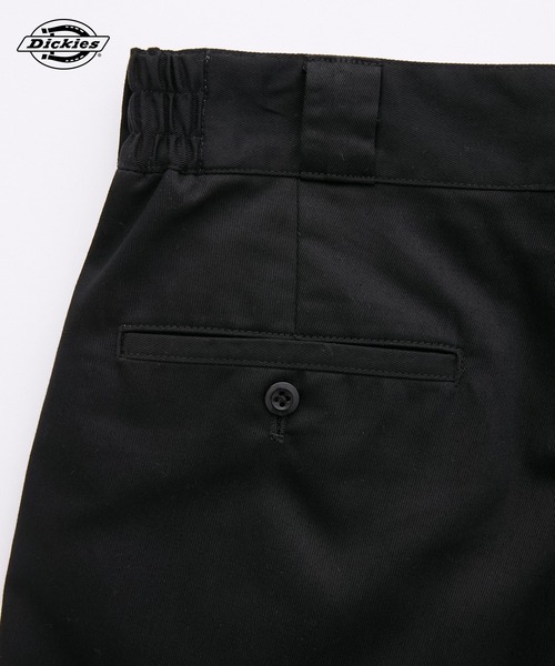 Dickies（ディッキーズ）の「Dickies/ディッキーズ 別注 TCツイル ツータック イージーワイドハーフパンツ【THE CRAFT CREW PRODUCTS】（チノパンツ・メンズ・カーキ/チャコール/ベージュ/ブルー/スミクロ/ブラック/ダークブラウン/インディゴブルー・S/2L/L/M）」の13枚目の写真