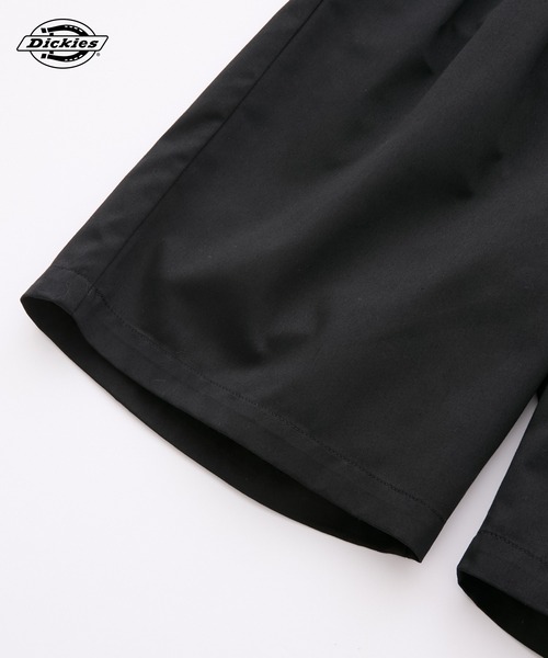 Dickies（ディッキーズ）の「Dickies/ディッキーズ 別注 TCツイル ツータック イージーワイドハーフパンツ【THE CRAFT CREW PRODUCTS】（チノパンツ・メンズ・カーキ/チャコール/ベージュ/ブルー/スミクロ/ブラック/ダークブラウン/インディゴブルー・S/2L/L/M）」の11枚目の写真