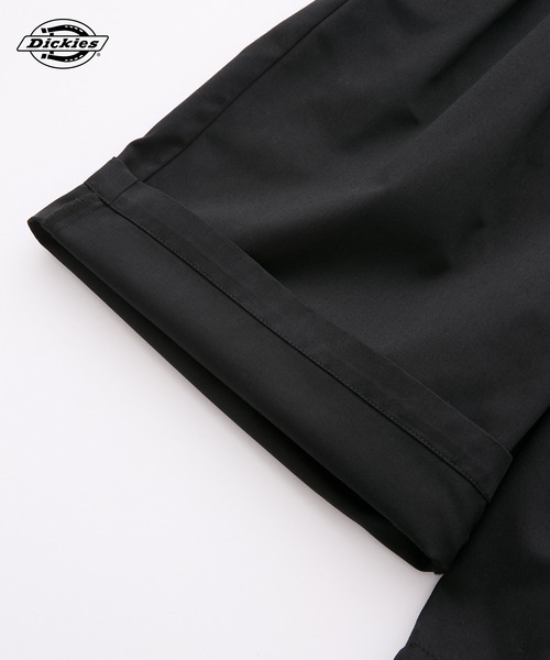Dickies（ディッキーズ）の「Dickies/ディッキーズ 別注 TCツイル ツータック イージーワイドハーフパンツ【THE CRAFT CREW PRODUCTS】（チノパンツ・メンズ・カーキ/チャコール/ベージュ/ブルー/スミクロ/ブラック/ダークブラウン/インディゴブルー・S/2L/L/M）」の10枚目の写真
