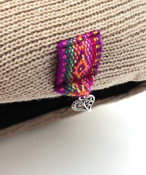 チチカカ（チチカカ）の「チャーム付きペルテープサマーベレー（ハンチング/ベレー帽・レディース・ベージュ/ブラック・FREE）」の10枚目の写真
