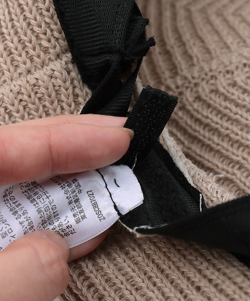 チチカカ（チチカカ）の「チャーム付きペルテープサマーベレー（ハンチング/ベレー帽・レディース・ベージュ/ブラック・FREE）」の12枚目の写真