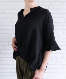 aquagarage | フレアスリーブスキッパーブラウス(シャツ/ブラウス)