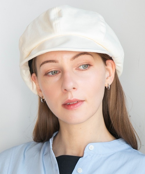 14+（イチヨンプラス）の「ふっくらキャス（キャスケット・レディース・カーキ/ブラック/オフホワイト/ベージュ・M）」の22枚目の写真