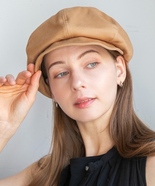 14+（イチヨンプラス）の「ふっくらキャス（キャスケット・レディース・カーキ/ブラック/オフホワイト/ベージュ・M）」の17枚目の写真