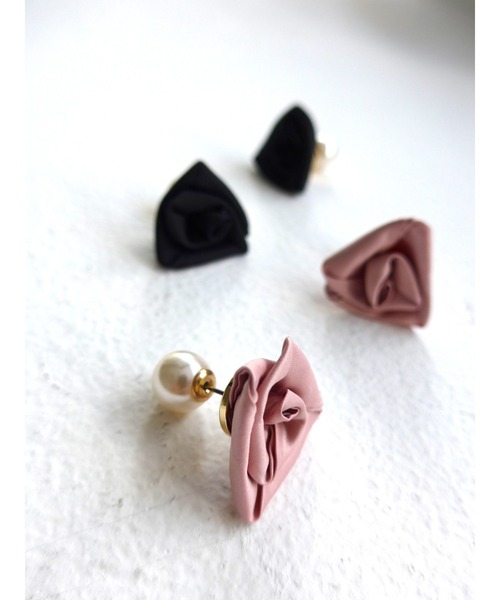 Dorry Doll（ドリードール）の「ロージーピアス（ピアス（両耳用）・レディース・ピンク/ブラック・FREE）」の16枚目の写真