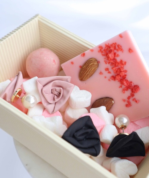 Dorry Doll（ドリードール）の「ロージーピアス（ピアス（両耳用）・レディース・ピンク/ブラック・FREE）」の12枚目の写真