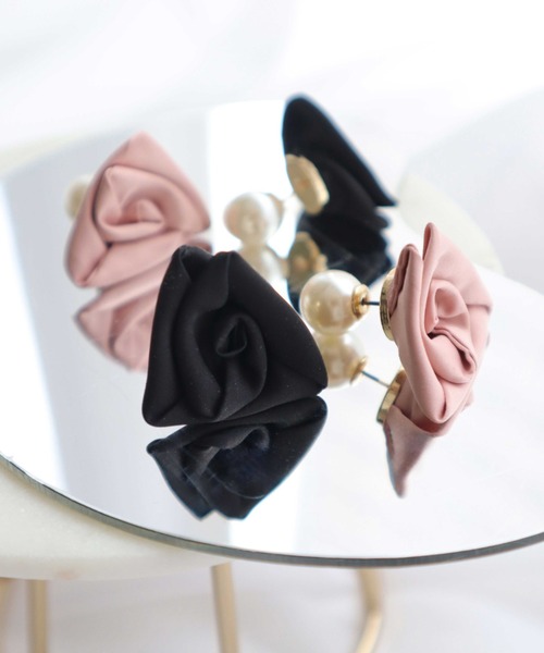 Dorry Doll（ドリードール）の「ロージーピアス（ピアス（両耳用）・レディース・ピンク/ブラック・FREE）」の21枚目の写真