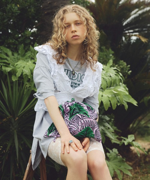 ROSE BUD(ローズバッド)の「(CREOLME)LACE BUSTIER(シャツ/ブラウス・レディース・ホワイト/ブラック・ONE SIZE)」の8枚目の写真