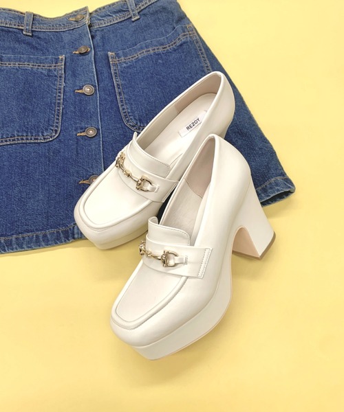 REZOY（リゾイ）の「【REZOY】ユニットソール厚底ビットローファー（ローファー・レディース・アイボリー/ベージュ系/ブラック・S/M/L/LL）」の19枚目の写真