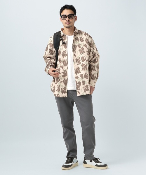 BAYFLOW（ベイフロー）の「[大人見え]スリムストレッチサテンパンツ≪ストレッチ≫（チノパンツ・メンズ・ベージュ/カーキ/チャコール・MEDIUM/LARGE）」の4枚目の写真