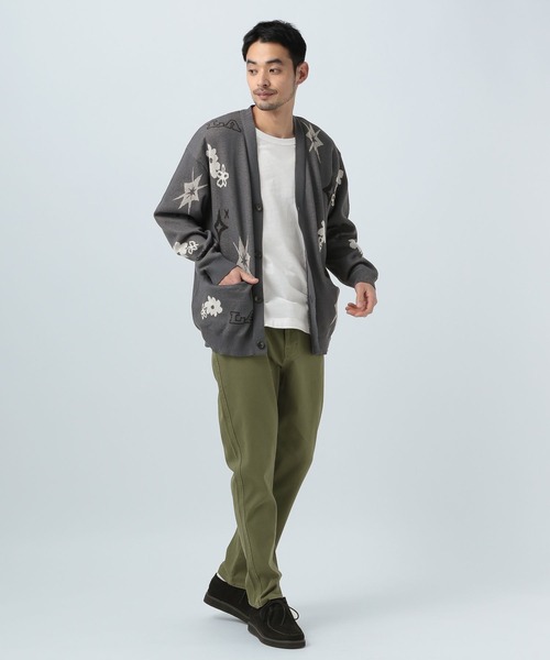 BAYFLOW（ベイフロー）の「[大人見え]スリムストレッチサテンパンツ≪ストレッチ≫（チノパンツ・メンズ・ベージュ/カーキ/チャコール・MEDIUM/LARGE）」の6枚目の写真