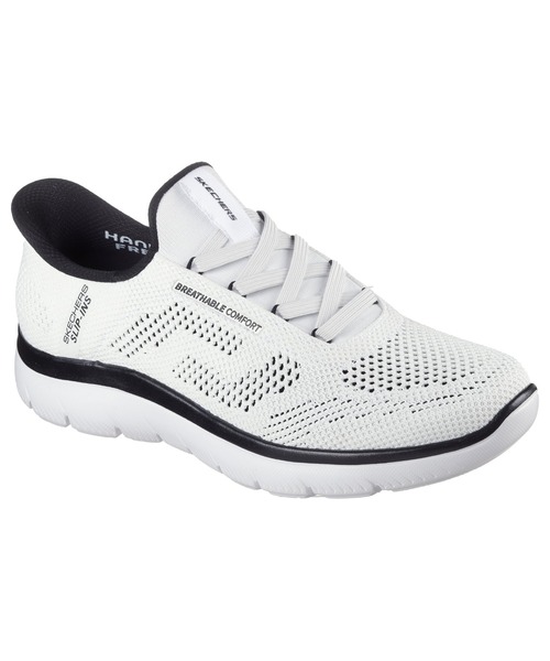 SKECHERS(スケッチャーズ)の「SKECHERS SUMMITS-PERFO / スケッチャーズ サミッツ ペルフォ(スニーカー・メンズ・ブラック/レッド/ホワイト×ブラック/ライトブルー・25.5cm/28cm/27.5cm/27cm/26.5cm/26cm/25cm)」の2枚目の写真