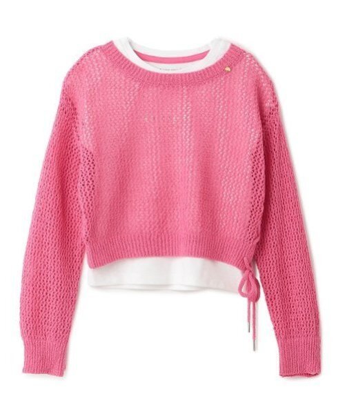 kate spade new york kids(ケイトスペードニューヨーク)の「トドラー メッシュニット&Tシャツセット(アンサンブル・キッズ・サックスブルー/チェリーピンク・130cm/120cm)」の19枚目の写真