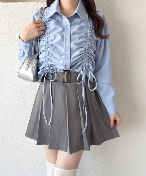 apres jour ショートトレンチ　プリーツスカート　セットアップ apres jour ショートトレンチ プリーツスカート セットアップ