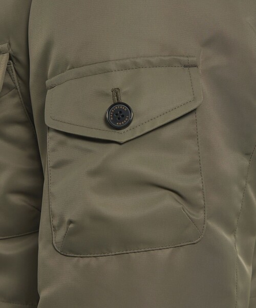 MACKINTOSH LONDON(マッキントッシュ ロンドン)の「【WEB・一部店舗限定】【BERWICK】ナイロンツイルフーデッドブルゾン(ブルゾン・メンズ・ネイビー/グリーン系その他3・38/40)」の13枚目の写真