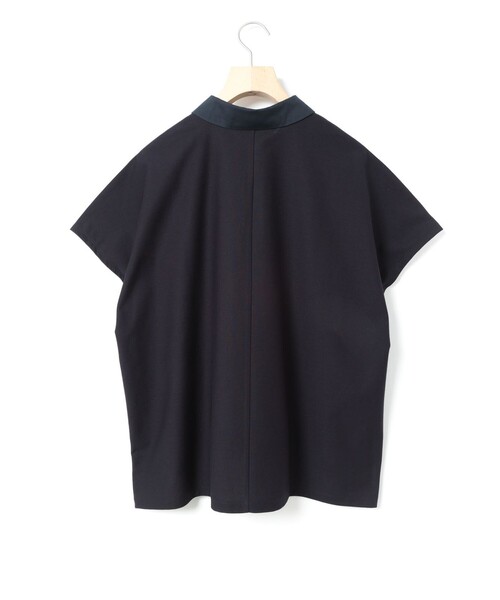 MidiUmi(ミディウミ)の「MidiUmi ポロノースリーブプルオーバー(Tシャツ/カットソー・レディース・オフホワイト/ブラック/ネイビー・FREE)」の20枚目の写真