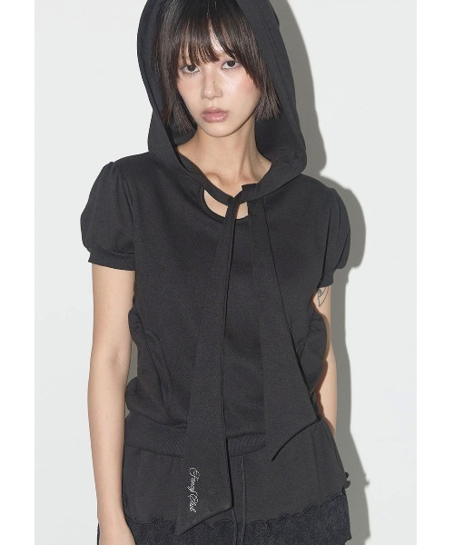 Tシャツ・カットソー FANCY CLUB PUFF ROUND SCARF HOODIE 5BMM204 セール】A'GEM/9 × .kom 『 FANCY CLUB/ファンシークラブ』 PUFF