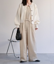 オールインワン・サロペット（ホワイト/白色系・ナイロン