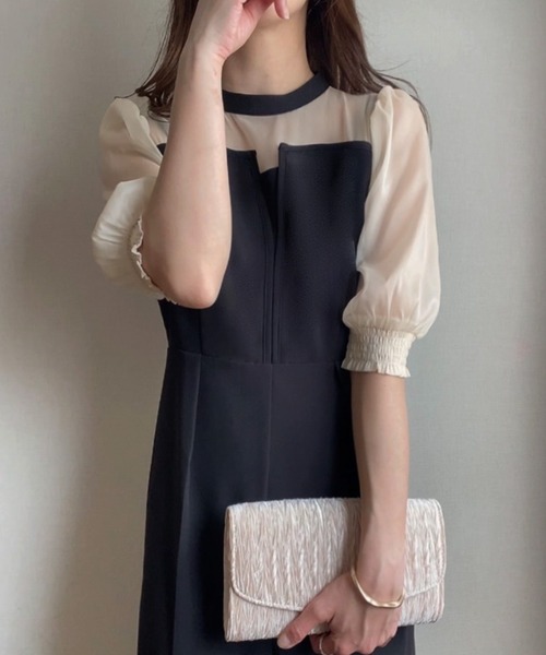 junoah(ジュノア)の「シアードッキングコンビネゾン(サロペット/オーバーオール・レディース・ブラック/アイボリー/ブラック系その他・SMALL/MEDIUM/LARGE)」の8枚目の写真