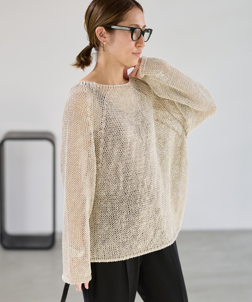 FRAMeWORK（フレームワーク）の「≪追加≫LINEN CORD ニット2（ニット