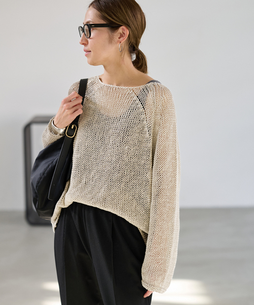 FRAMeWORK（フレームワーク）の「≪追加≫LINEN CORD ニット2（ニット