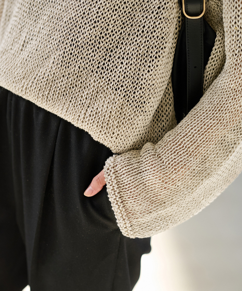 FRAMeWORK（フレームワーク）の「≪追加≫LINEN CORD ニット2（ニット