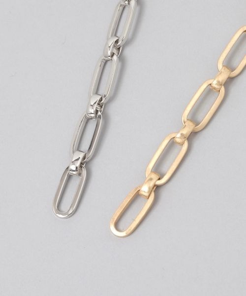 JEANASIS(ジーナシス)の「Yラインロングチェーンネックレス/290385(ネックレス・レディース・ゴールド/シルバー・FREE)」の4枚目の写真