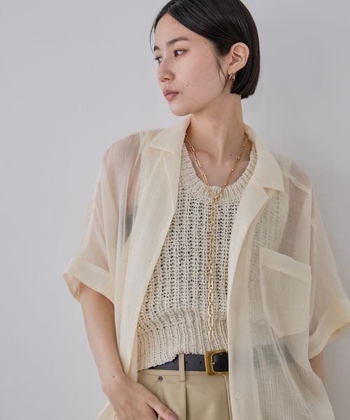 JEANASIS(ジーナシス)の「Yラインロングチェーンネックレス/290385(ネックレス・レディース・ゴールド/シルバー・FREE)」の12枚目の写真