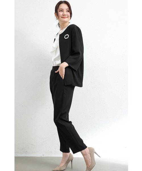 セール】スーツ パンツスーツ レディース セットアップ パンツ
