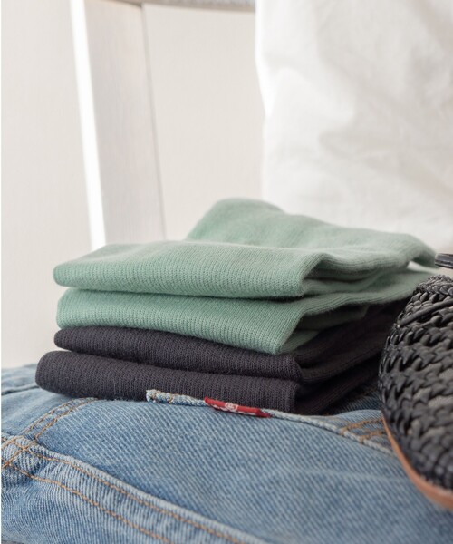 green label relaxing（グリーンレーベルリラクシング）の「＜MAEE＞コンプレッション ソックス / 着圧ソックス / 靴下（ソックス/靴下・レディース・ライム/ダークグレー/ネイビー・FREE）」の18枚目の写真