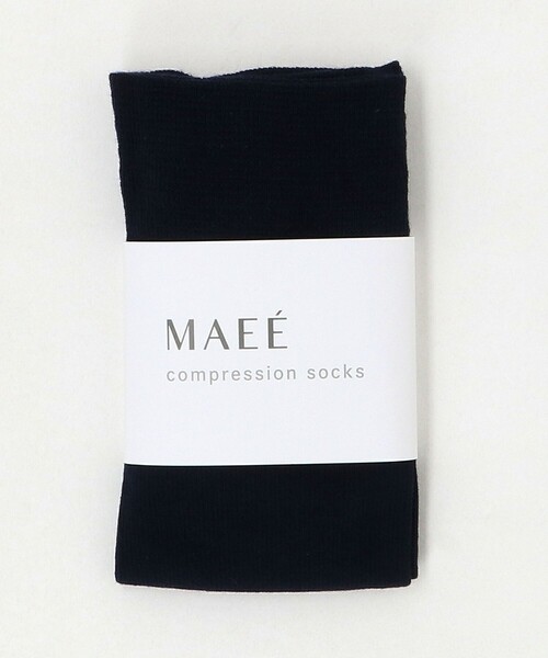 green label relaxing（グリーンレーベルリラクシング）の「＜MAEE＞コンプレッション ソックス / 着圧ソックス / 靴下（ソックス/靴下・レディース・ライム/ダークグレー/ネイビー・FREE）」の6枚目の写真