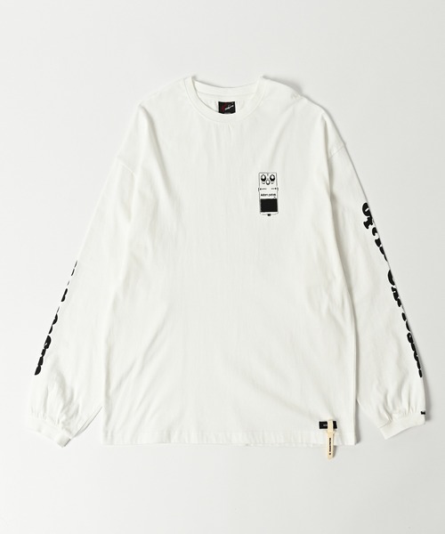 ADAM PATEK（アダムパテック）の「ADAMPATEK/distortion long sleeve T/エフェクタープリントロングスリーブTシャツ(AP2514016)（Tシャツ/カットソー・レディース・ブラック/ホワイト・1/2）」の17枚目の写真