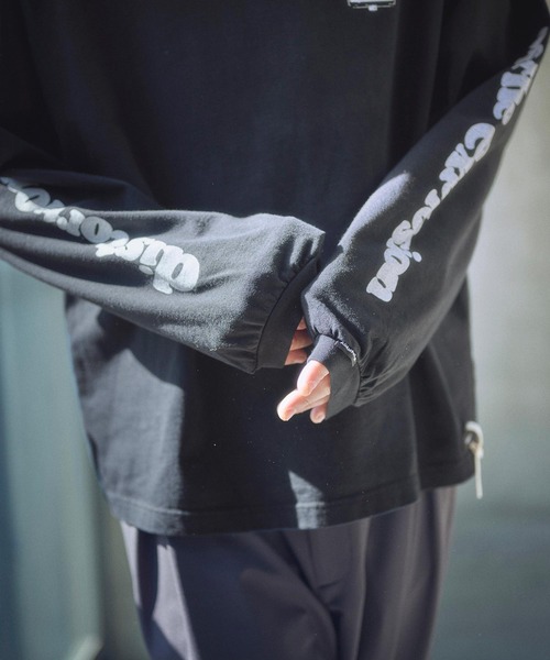 ADAM PATEK（アダムパテック）の「ADAMPATEK/distortion long sleeve T/エフェクタープリントロングスリーブTシャツ(AP2514016)（Tシャツ/カットソー・レディース・ブラック/ホワイト・1/2）」の7枚目の写真