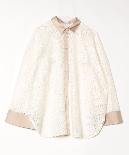 ブロックレースシャツ（シャツ/ブラウス）｜terrace（テラス）の