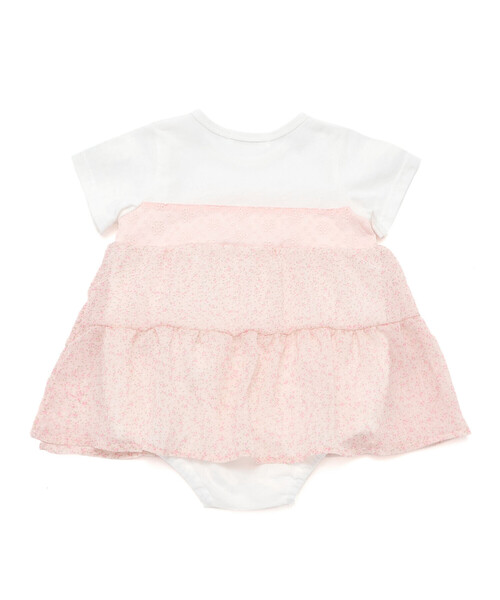 SLAP SLIP BABY（スラップスリップベビー）の「花柄シフォンドッキングロンパースベビー(70~80cm)（ロンパース・キッズ・ピンク系その他/イエロー系その他・70cm/80ｃｍ）」の6枚目の写真