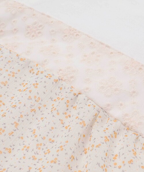 SLAP SLIP BABY（スラップスリップベビー）の「花柄シフォンドッキングロンパースベビー(70~80cm)（ロンパース・キッズ・ピンク系その他/イエロー系その他・70cm/80ｃｍ）」の16枚目の写真