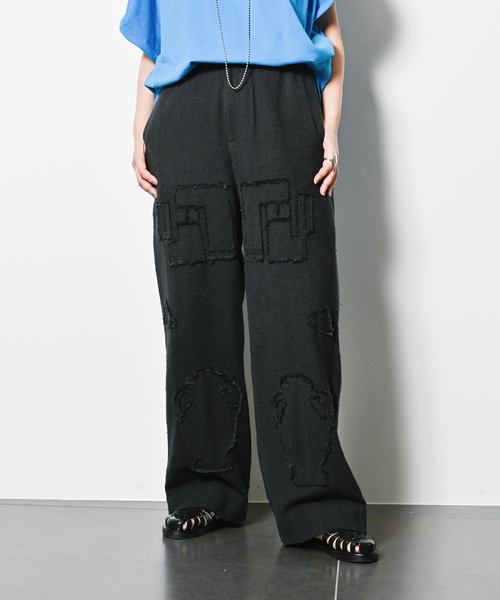 【ほぼ新品】SEEALL BUGGY PANTSワイドパンツ（定価¥42900） ほぼ新品】SEEALL BUGGY PANTSワイドパンツ（定価¥42900