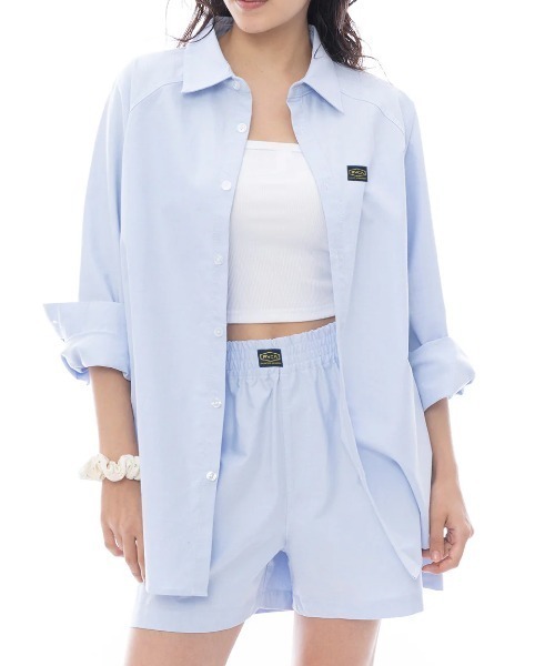【1日＆3日-5日はボーナスストア+10％】【公式】ルーカ レディース RECESSION LOOSE FIT SHIRT 長袖シャツ 2025年春夏モデル 全2色 S/M/L rvca SALE】RVCA レディース RECESSION LOOSE FIT SHIRT 長袖シャツ