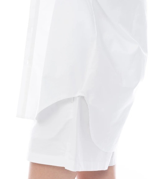 RVCA(ルーカ)の「RVCA レディース RECESSION LOOSE FIT SHIRT 長袖シャツ 【2025年春夏モデル】/ルーカセットアップ対応長袖シャツ(シャツ/ブラウス・レディース・ライトブルー/ホワイト・SMALL/MEDIUM/LARGE)」の6枚目の写真