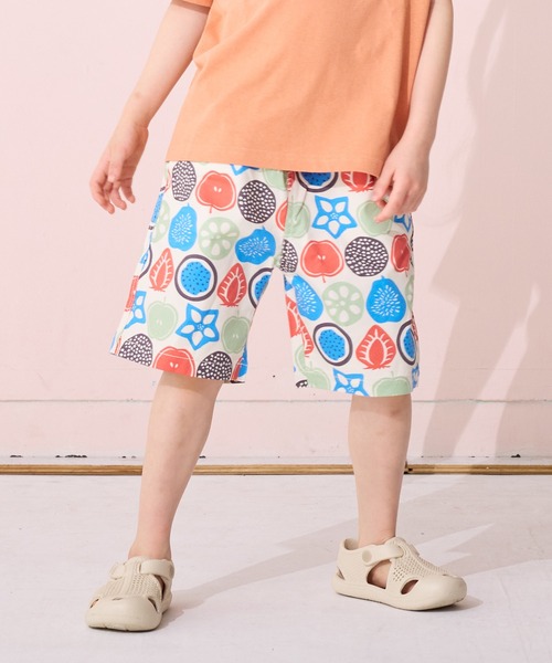 Life Support Products(ライフサポートプロダクツ)の「総柄ショートパンツ(その他パンツ・キッズ・ブルー/ライトブルー/キナリ/パープル/マスタード/ネイビー/ブラック/アイボリー/グリーン/オフホワイト・100/140/130/95/90/80/110/150/120)」の2枚目の写真