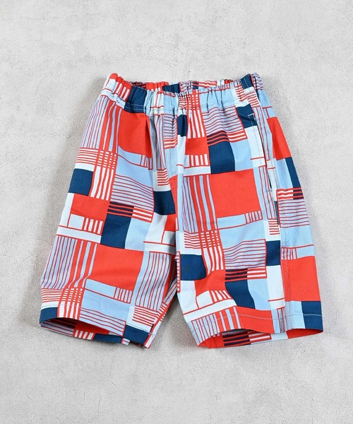 Life Support Products(ライフサポートプロダクツ)の「総柄ショートパンツ(その他パンツ・キッズ・ブルー/ライトブルー/キナリ/パープル/マスタード/ネイビー/ブラック/アイボリー/グリーン/オフホワイト・100/140/130/95/90/80/110/150/120)」の1枚目の写真